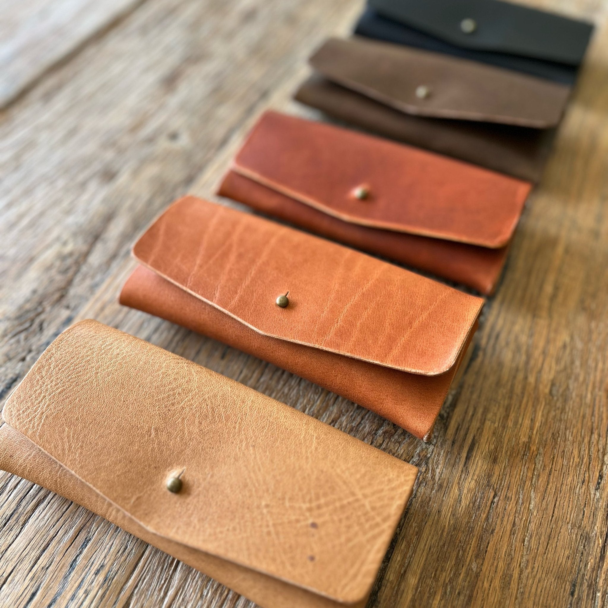 Leather glasses cases