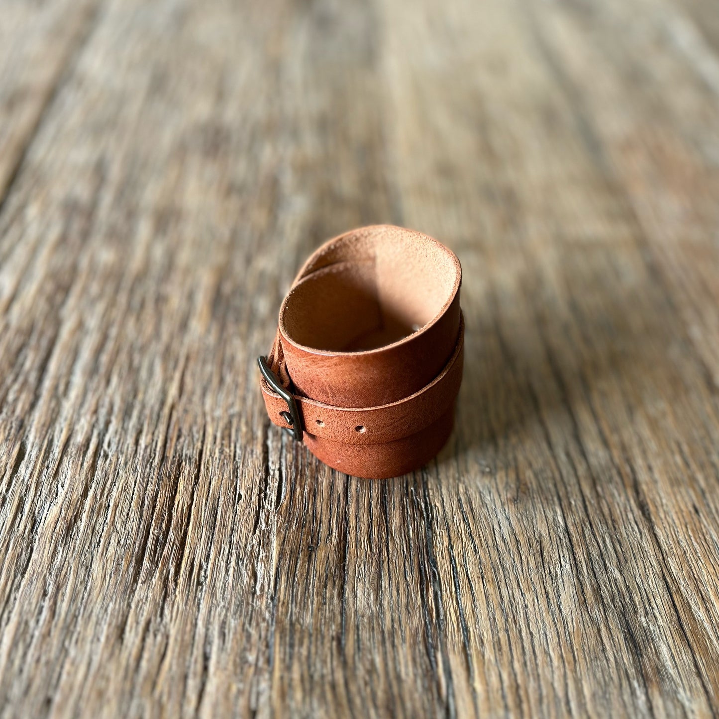 Buckled wrap cuff