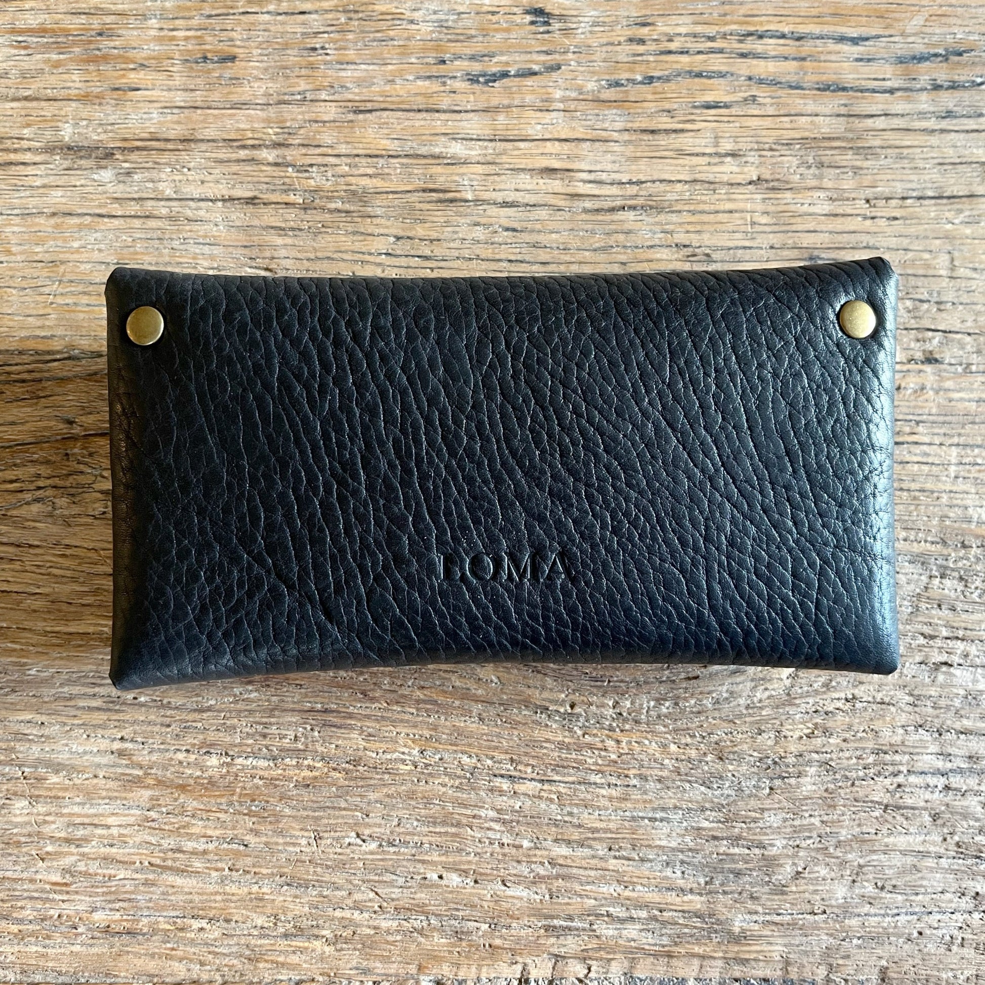 back view of black women' wallet